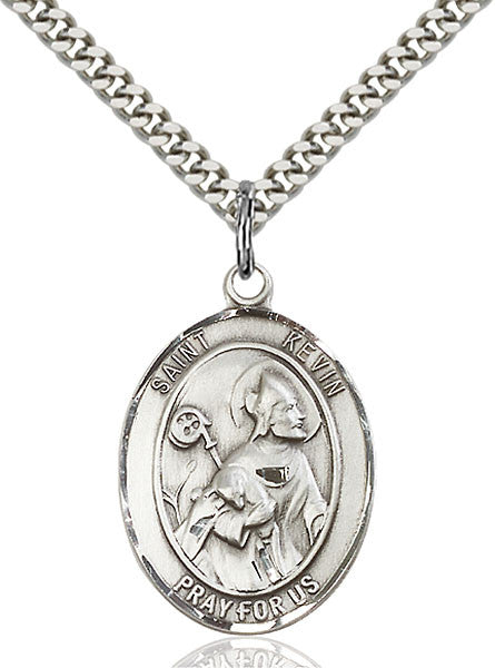 Sterling Silver St. Kevin Pendant
