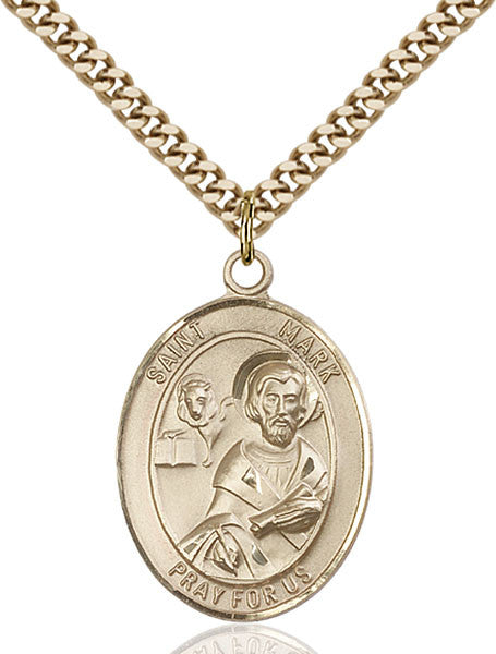 Gold Filled St. Mark the Evangelist Pendant