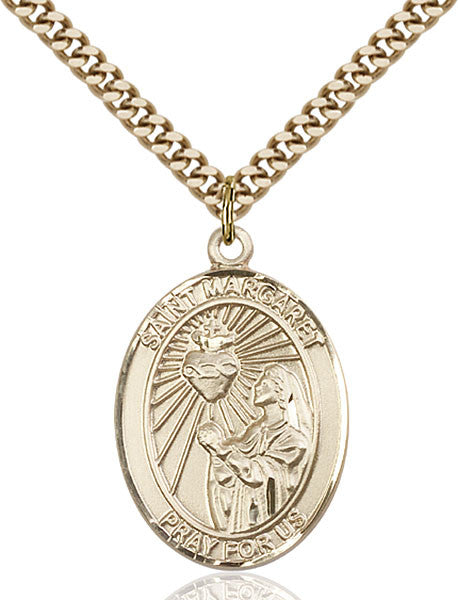 Gold Filled St. Margaret Mary Alacoque Pendant