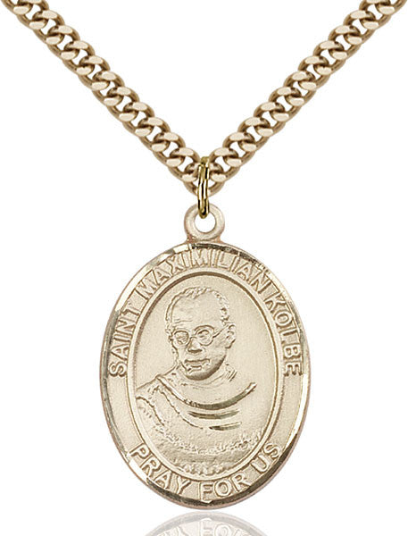 Gold Filled St. Maximilian Kolbe Pendant