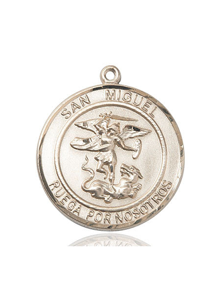 14kt Gold San Miguel Arcangel Medal