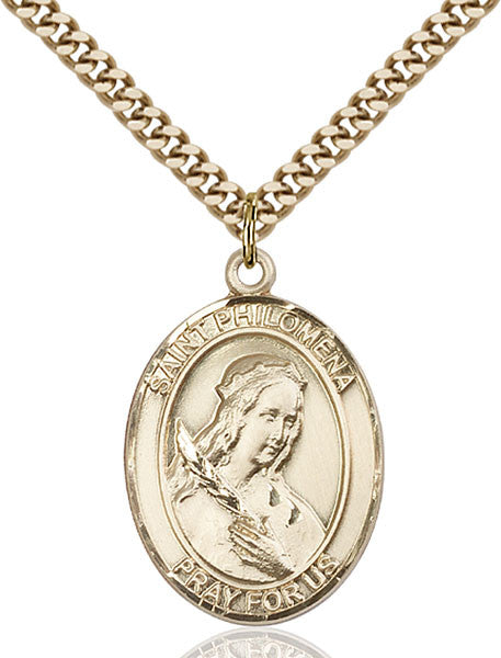 Gold Filled St. Philomena Pendant