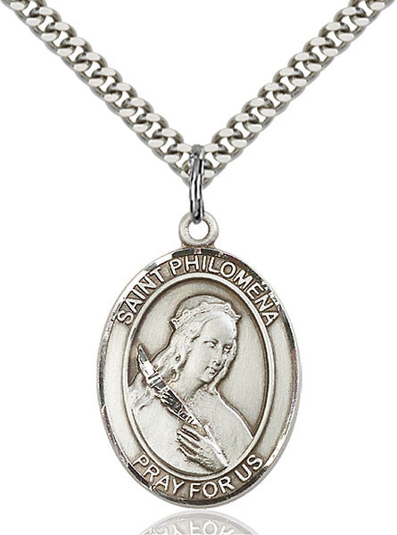 Silver Filled or Sterling Silver St. Philomena