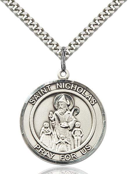 Sterling Silver St. Nicholas Pendant
