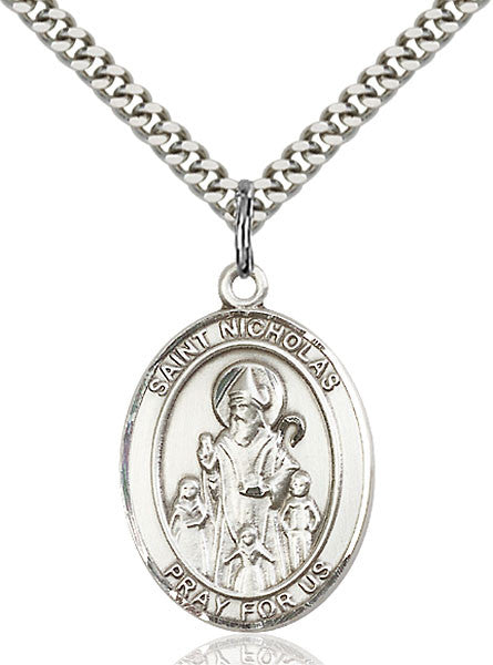 Sterling Silver St. Nicholas Pendant