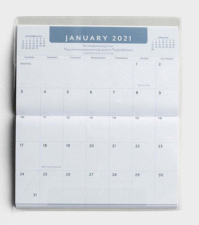 Brushstroke Cross - 2021-2022 - 28 Month Planner