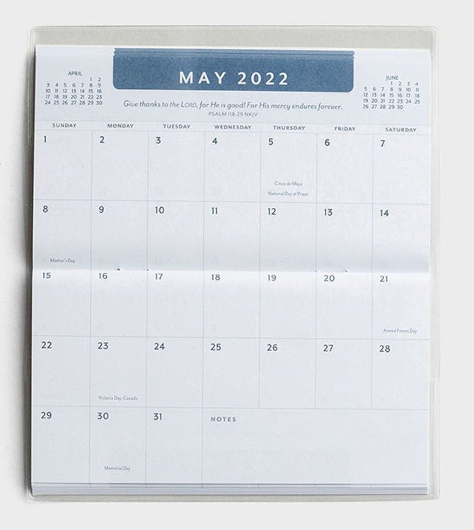 Brushstroke Cross - 2021-2022 - 28 Month Planner