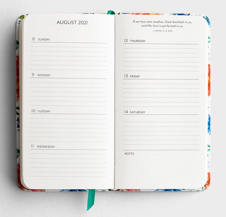 Floral - 2021 Premium Pocket Planner