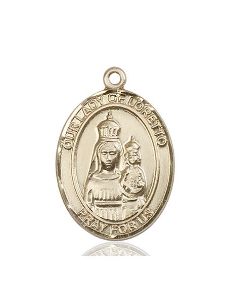 14kt Gold O/L of Loretto Medal