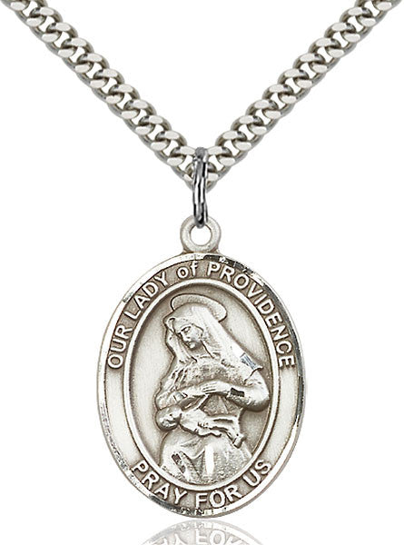 Sterling Silver O/L of Providence Pendant