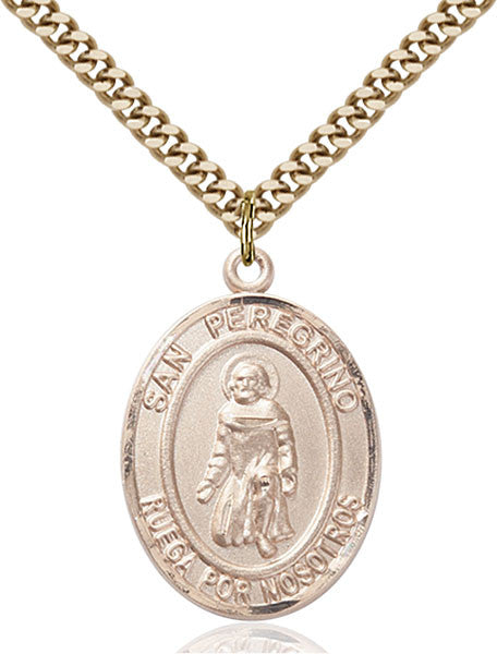 Gold Filled San Peregrino Pendant