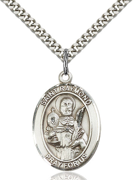 Colgante St. Raymond Nonnatus de plata esterlina