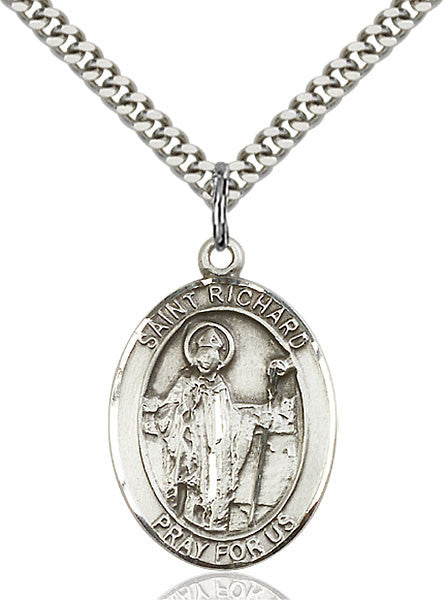 Sterling Silver St. Richard Pendant