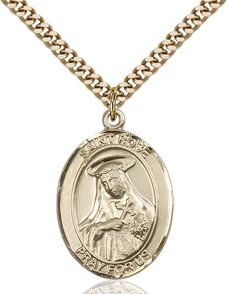 Gold Filled St. Rose of Lima Pendant
