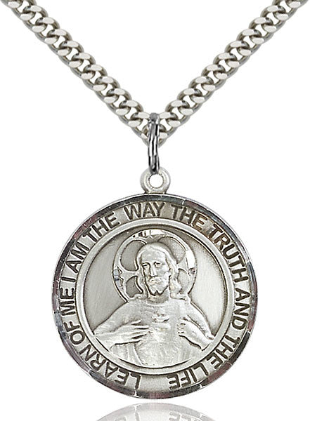 Sterling Silver Scapular Pendant