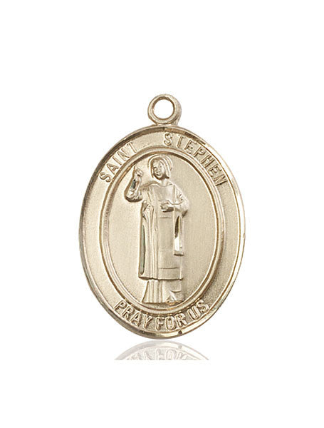 14kt Gold St. Stephen the Martyr Medal