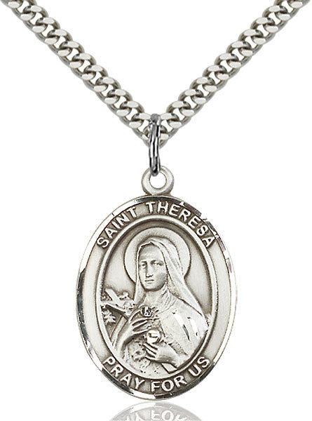 Sterling Silver St. Theresa Pendant