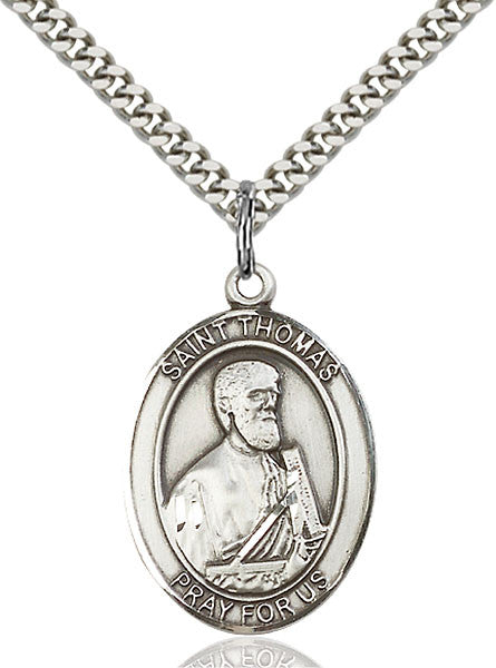 Sterling Silver St. Thomas the Apostle Pendant