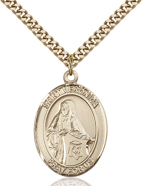 Colgante de Santa Verónica lleno de oro