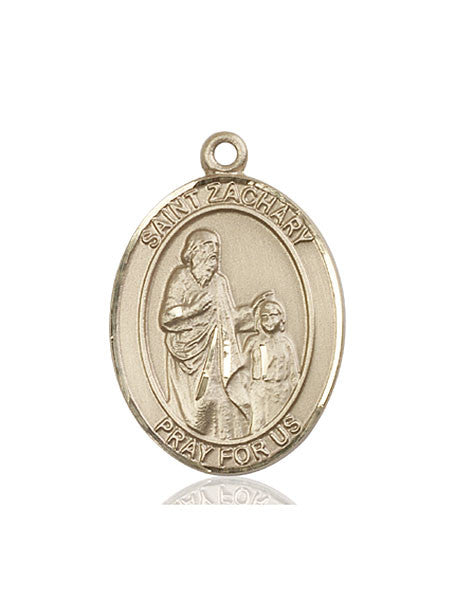 Medalla de San Zacarías en oro de 14kt