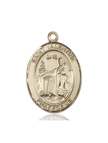 14kt Gold St. Valentine of Rome Medal