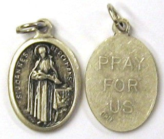 St. Joannes Berchmans Oxidized Medal Altar Servers