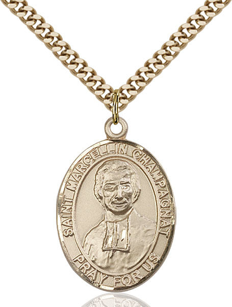 Gold Filled St. Marcellin Champagnat Pendant