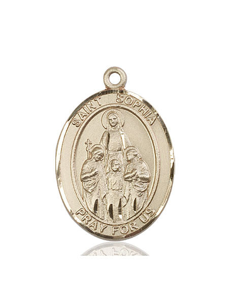 14kt Gold St. Sophia Medal