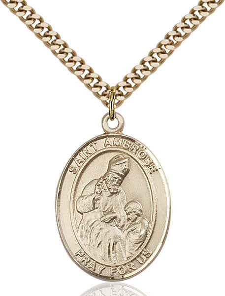 Colgante de San Ambrosio lleno de oro