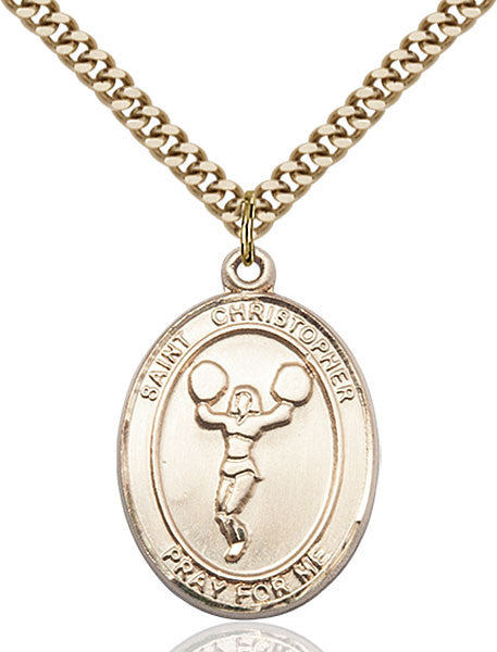 Gold Filled St. Christopher Pendant