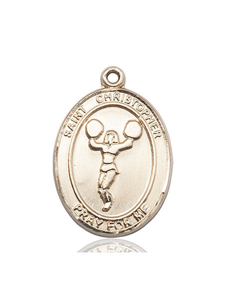 14kt Gold St. Christopher Medal