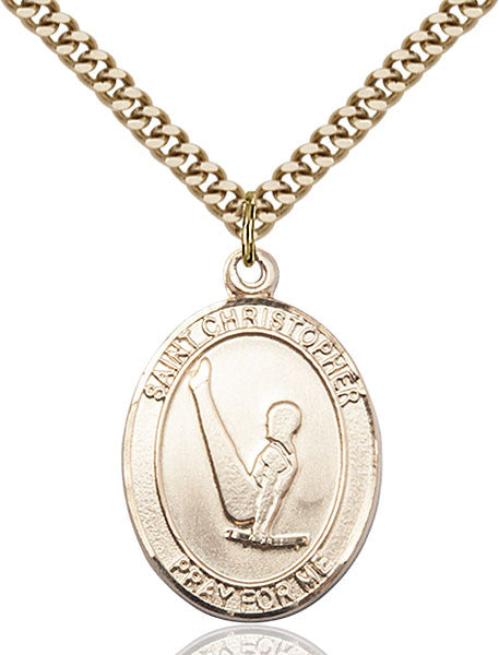 Gold Filled St. Christopher Pendant