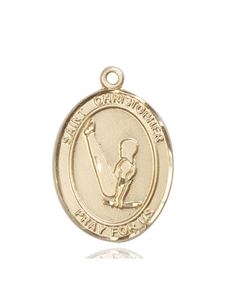 14kt Gold St. Christopher Medal