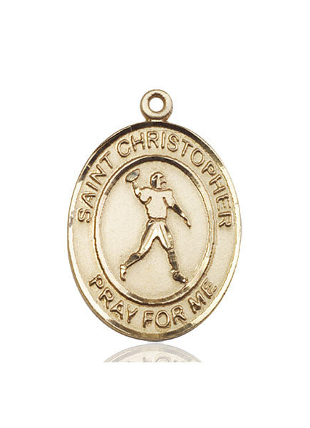 14kt Gold St. Christopher Medal