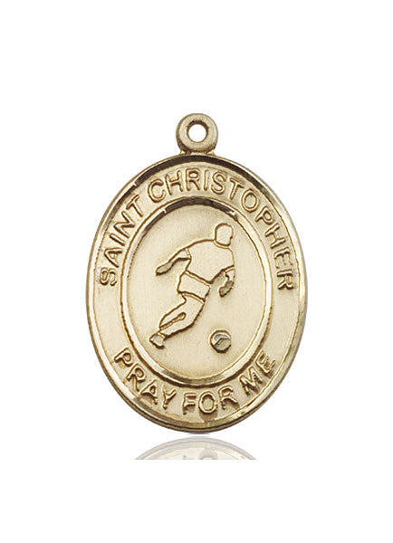 14kt Gold St. Christopher Medal