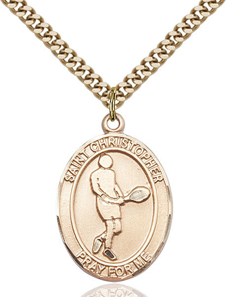 Gold Filled St. Christopher Pendant