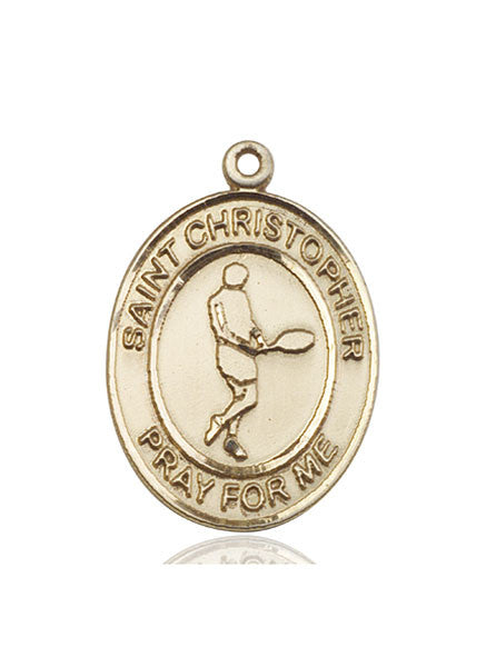 14kt Gold St. Christopher Medal