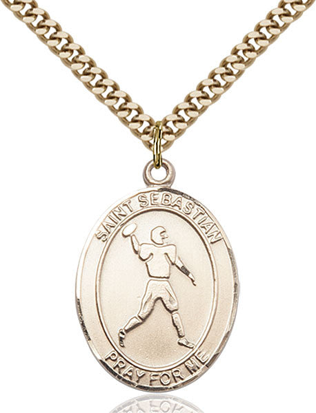 Gold Filled St. Sebastian Pendant