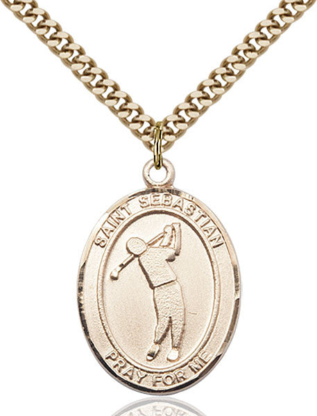 Gold Filled St. Sebastian Pendant