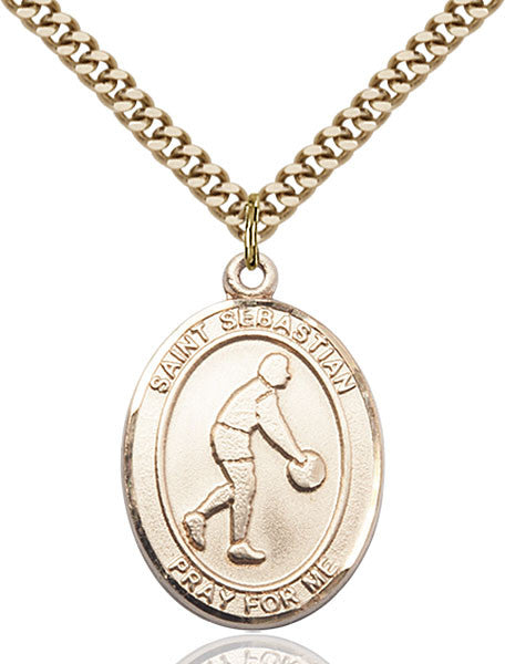 Gold Filled St. Sebastian Pendant