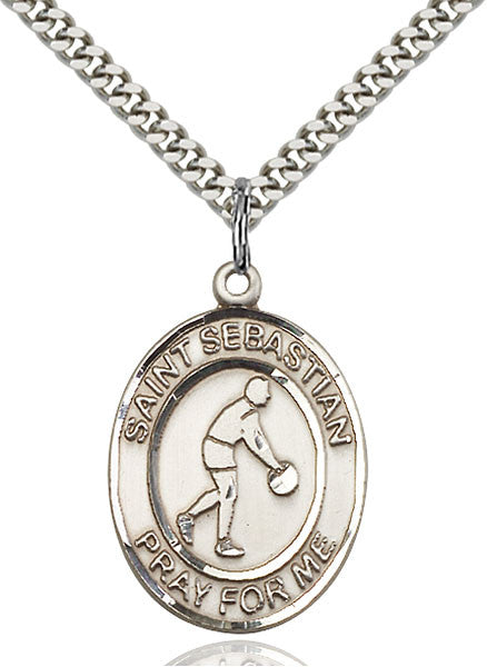 Sterling Silver St. Sebastian Pendant