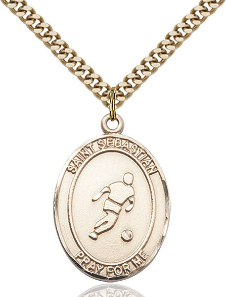 Gold Filled St. Sebastian Pendant