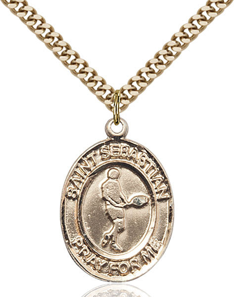 Gold Filled St. Sebastian Pendant