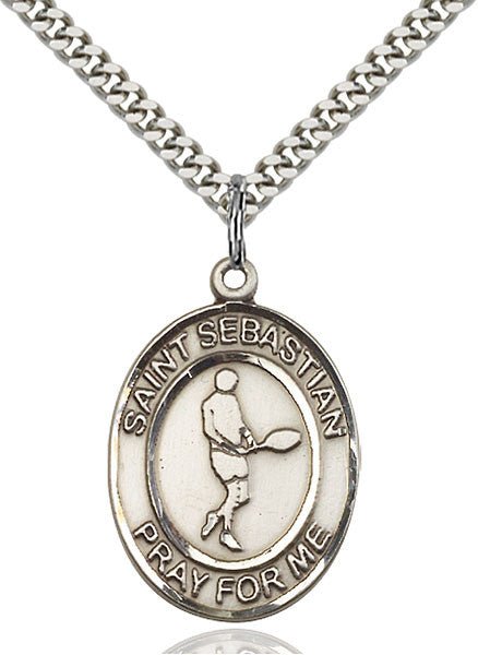 Sterling Silver St. Sebastian Pendant