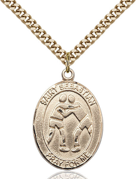 Gold Filled St. Sebastian Pendant