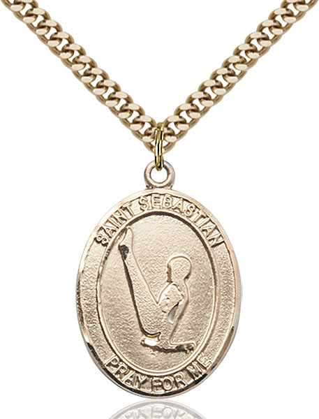 Gold Filled St. Sebastian Pendant