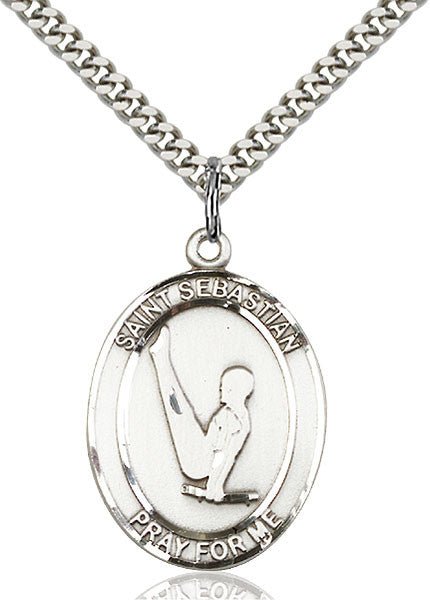 Sterling Silver St. Sebastian Pendant