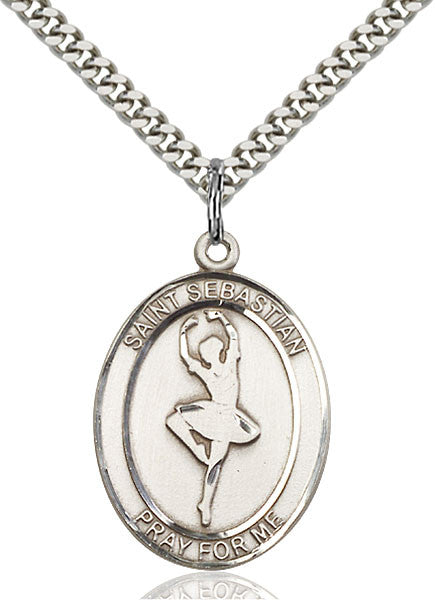 Sterling Silver St. Sebastian Pendant