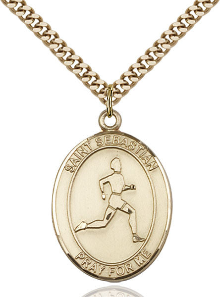 Gold Filled St. Sebastian Pendant