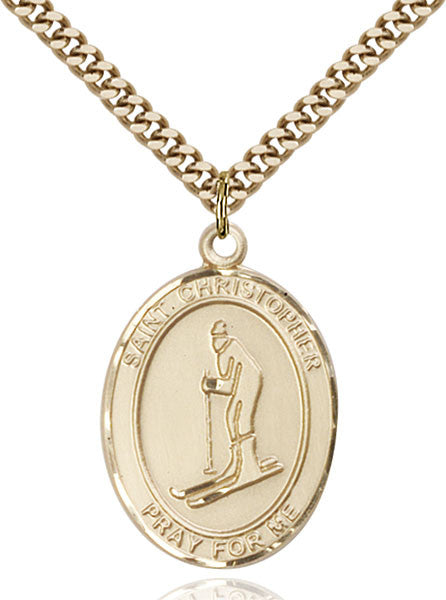 Gold Filled St. Christopher Pendant